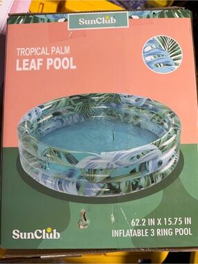 Sunclub tropical palm leaf pool -NEW